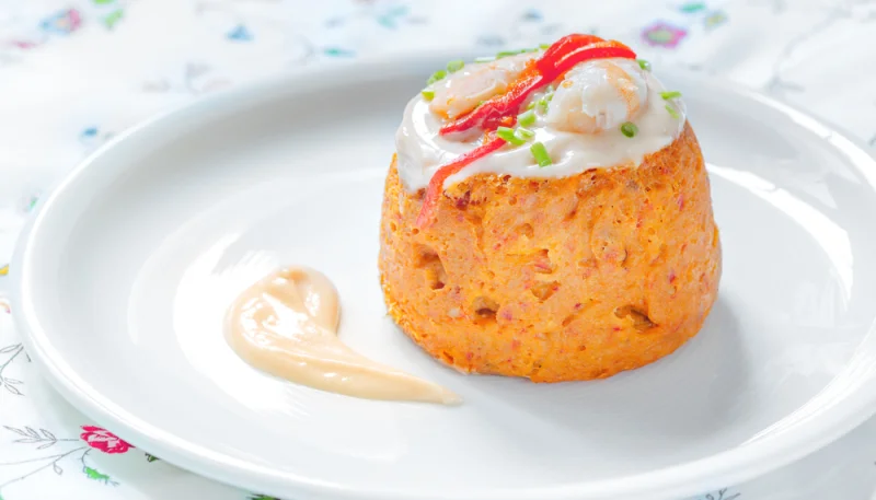 Pastel de atún y pimientos