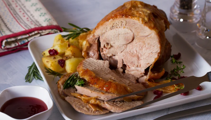 Pierna de pavo a la cerveza