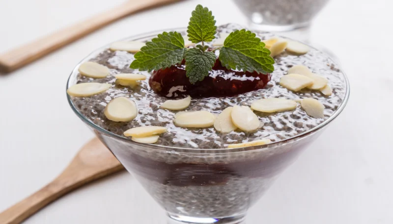 Pudín de chía y almendras