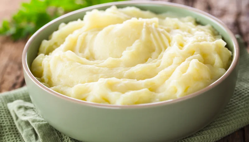 Puré de patatas con yogur