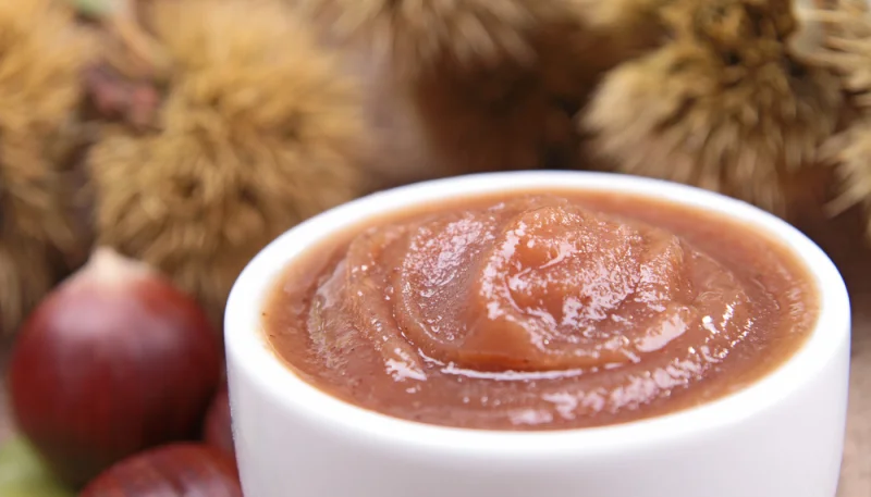 Sopa dulce de castañas