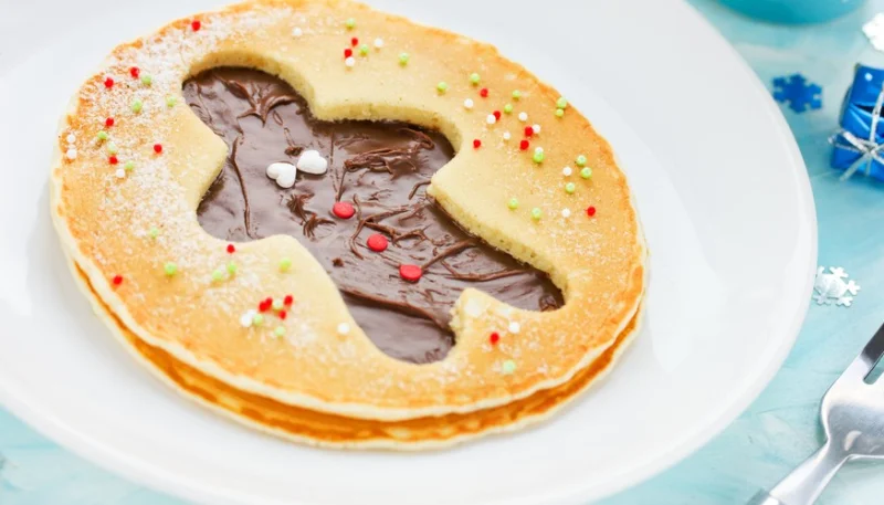Tortitas de chocolate navideñas