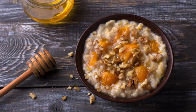 Avena con calabaza
