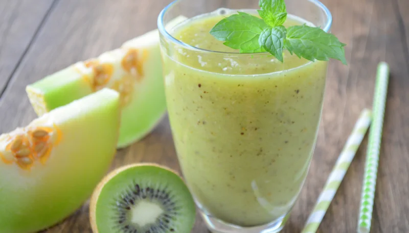 Batido de kiwi y melón