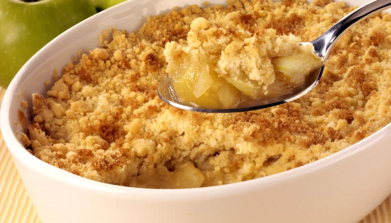 Crumble de manzana
