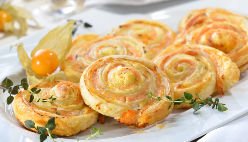 Hojaldre con salmón