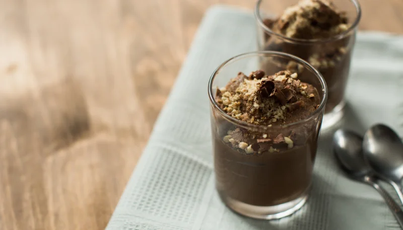 Mousse de chocolate y tofu