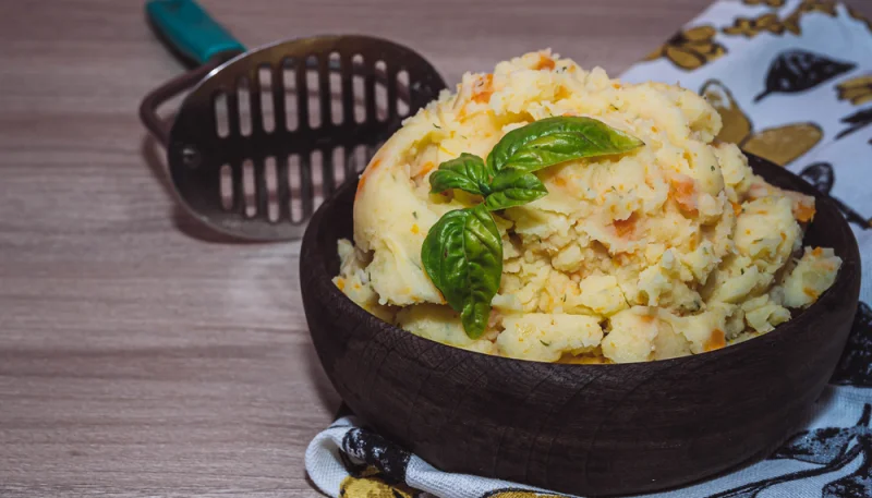 Puré de patatas y zanahorias