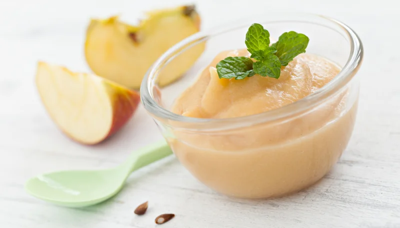 Compota de manzana en microondas