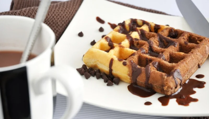 Gofres de dos colores