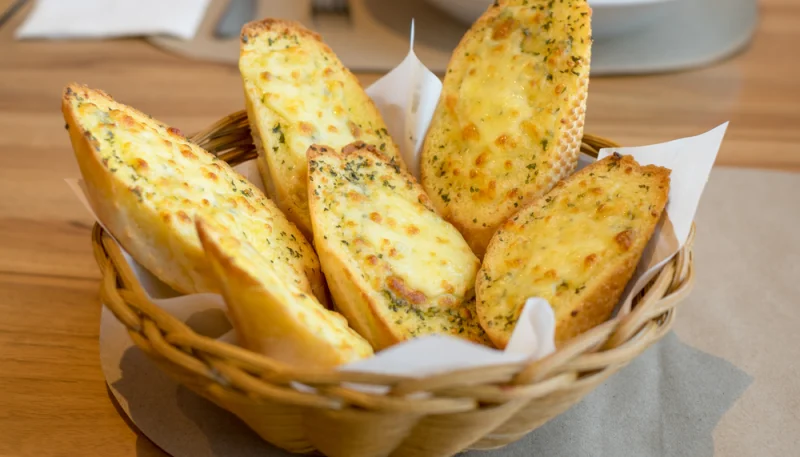 Pan de ajo con queso