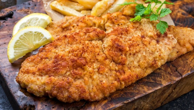 Pechugas de pollo empanizadas al horno