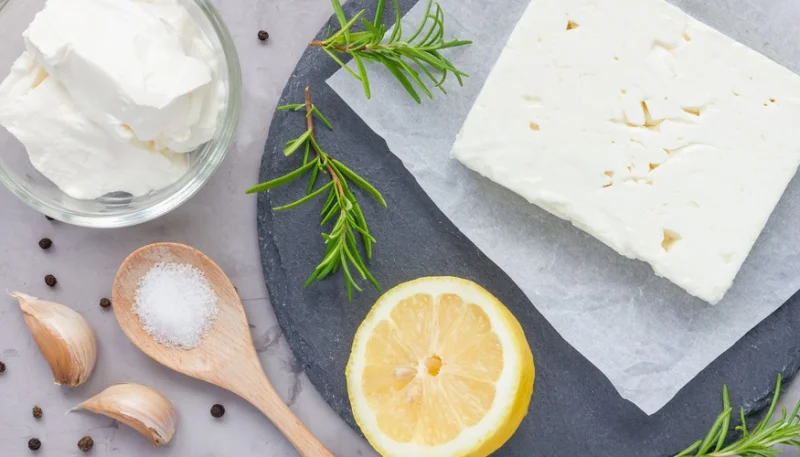 Queso fresco con limón