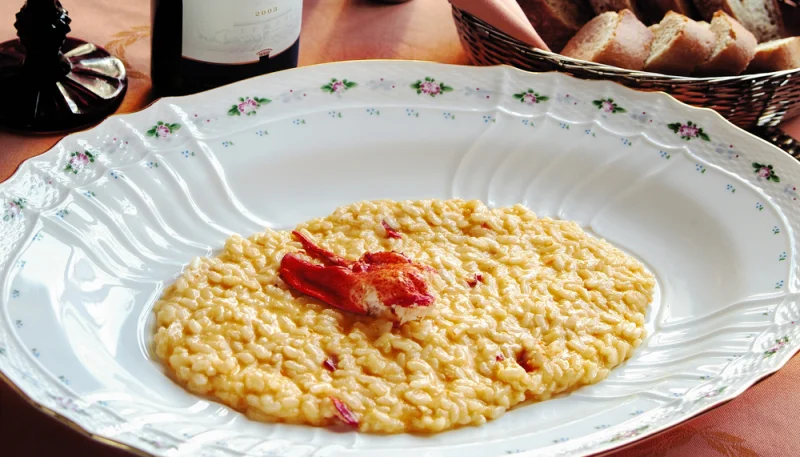 Risotto de cangrejo