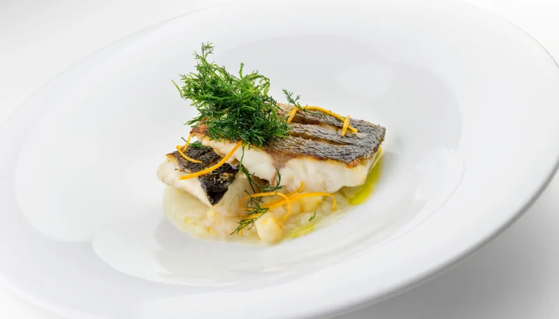 Rodaballo a la naranja