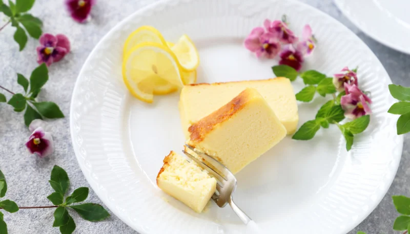 Tarta de queso, chocolate y limón