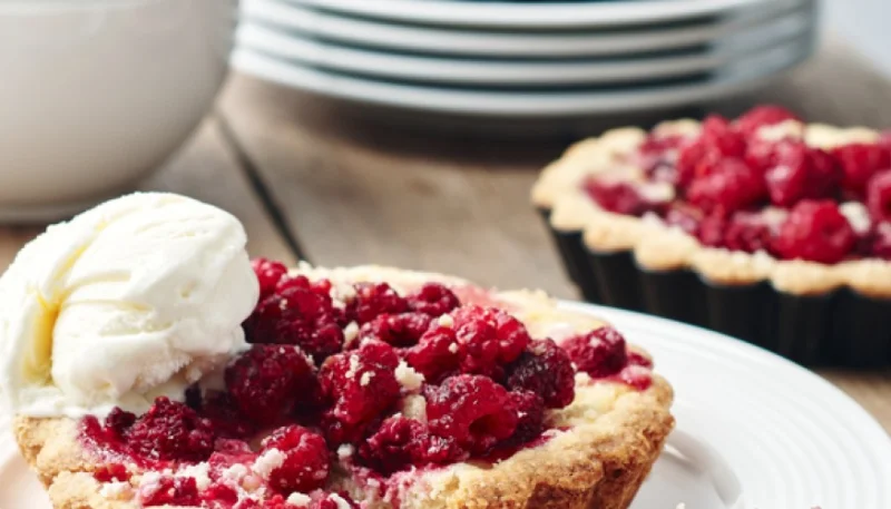 Tartaletas de frambuesa