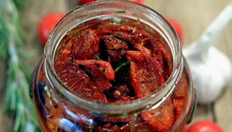 Tomates secos caseros