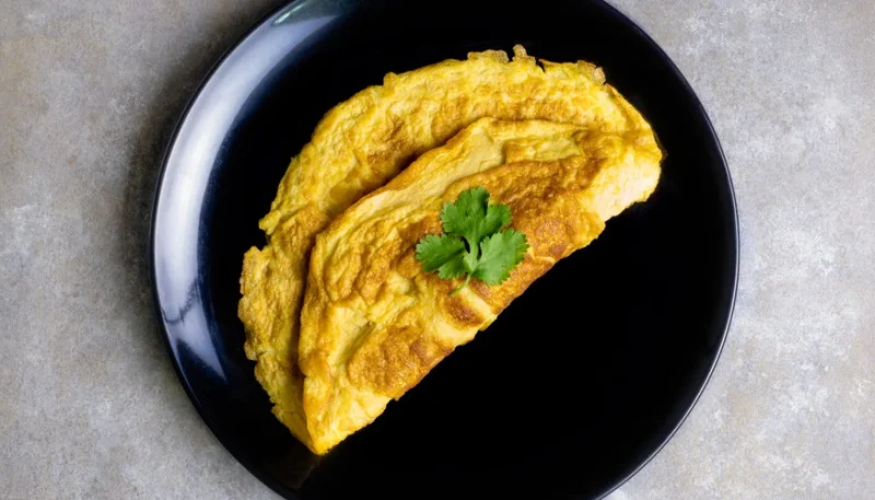 Tortilla francesa en microondas