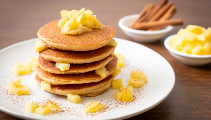 Tortitas caseras de manzana
