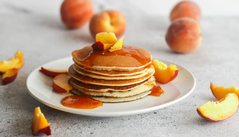 Tortitas de melocotón