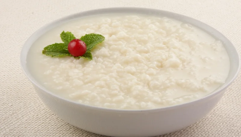 Arroz con leche de coco
