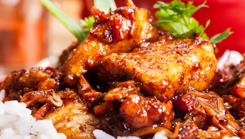 Cerdo al caramelo con Thermomix