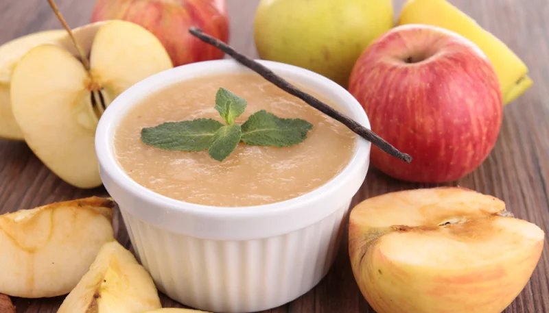 Compota de manzana a la vainilla