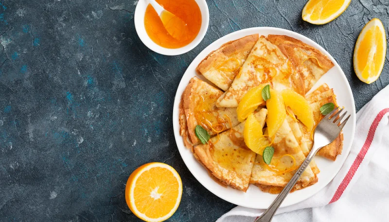 Crepes de naranja