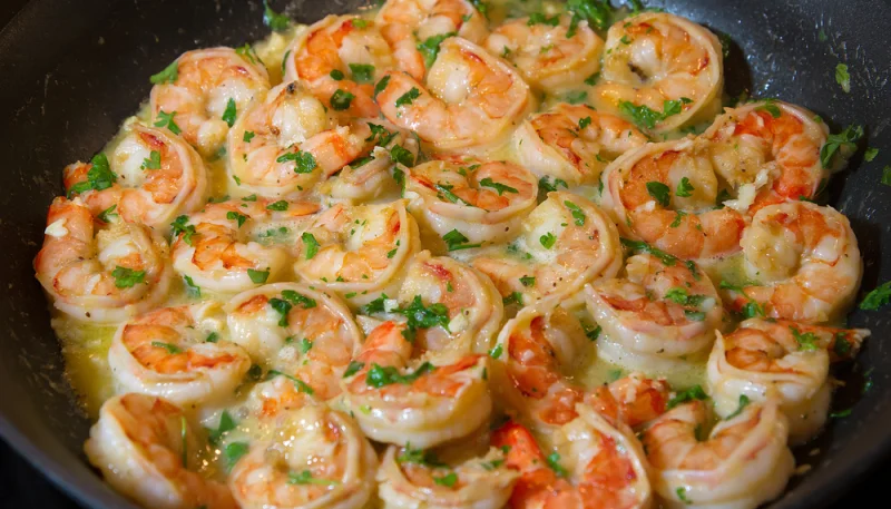 Gambas a la mantequilla
