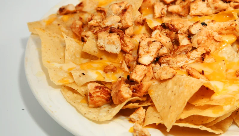 Nachos con pollo