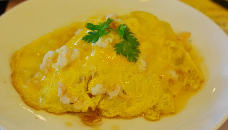 Omelette con arroz