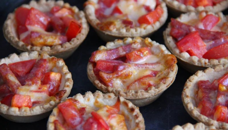 Tartaletas con bacon