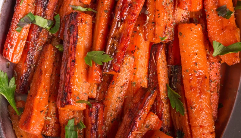 Zanahorias asadas con miel