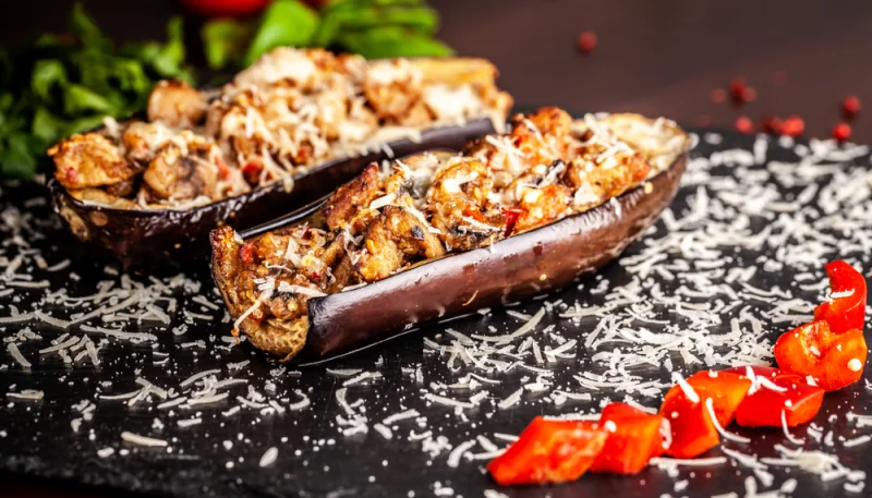 Berenjenas rellenas de anchoas