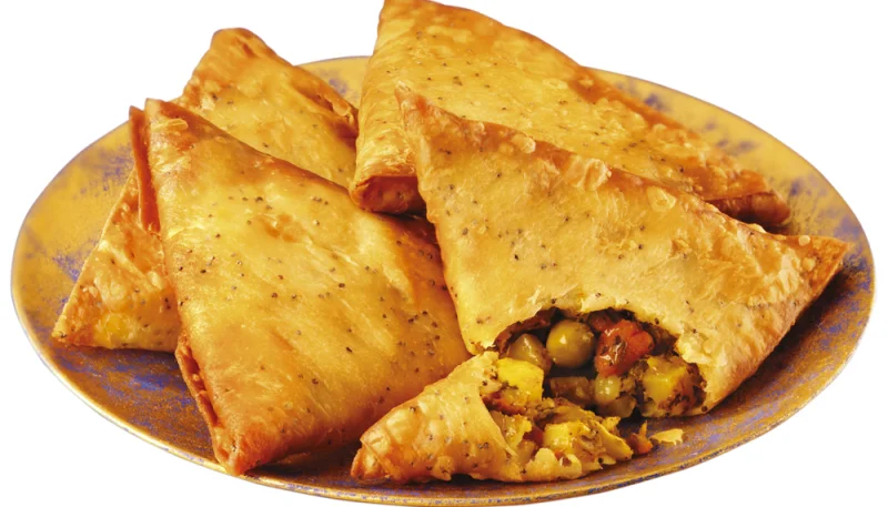 Empanada de alcaparras y pimiento