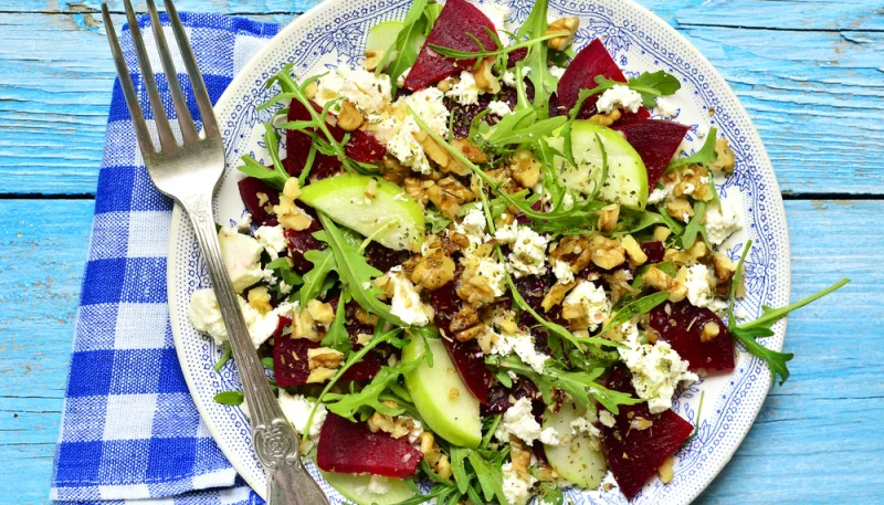 Ensalada de remolacha y manzana