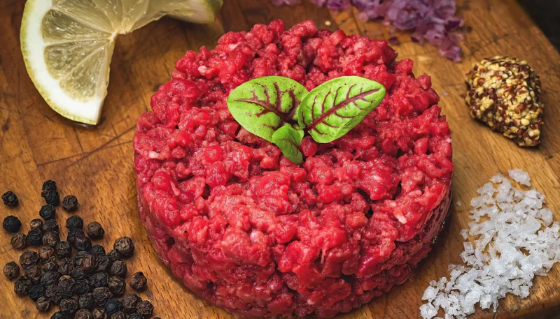 Steak tartar con limón