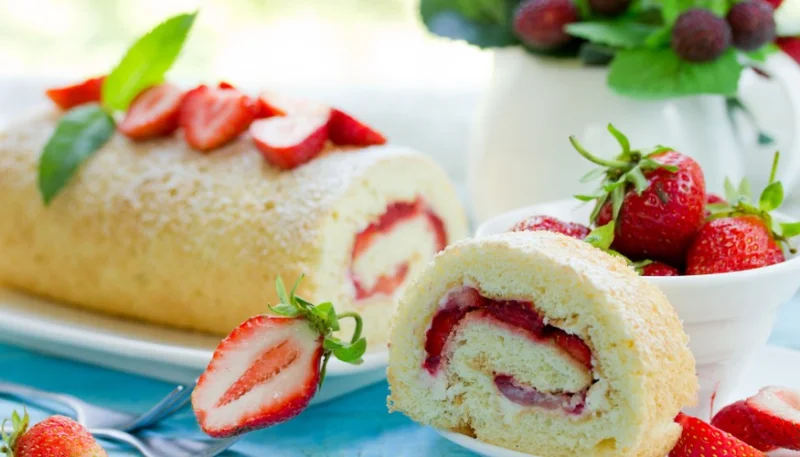 Brazo de gitano de fresas