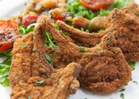 Chuletas de cordero fritas