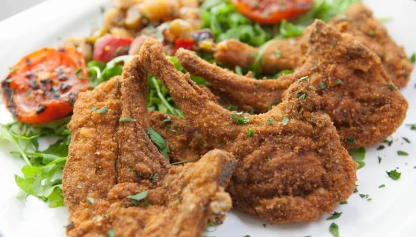 Chuletas de cordero fritas