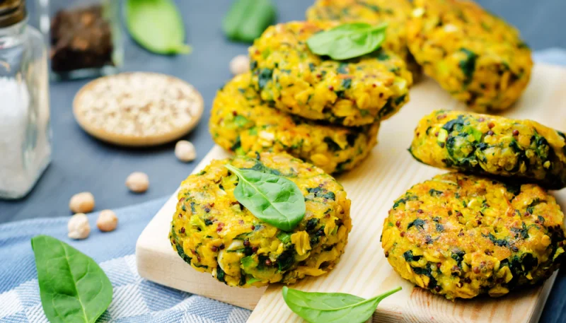 Croquetas de quinoa, espinacas y calabaza