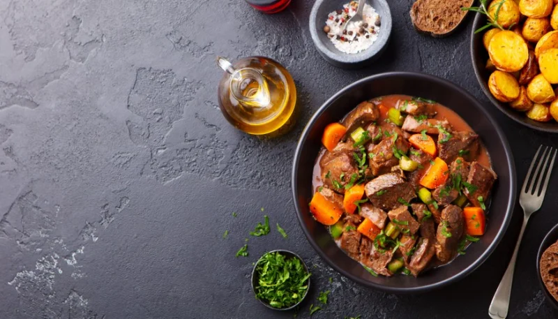 Estofado de ternera con cerveza Guinness