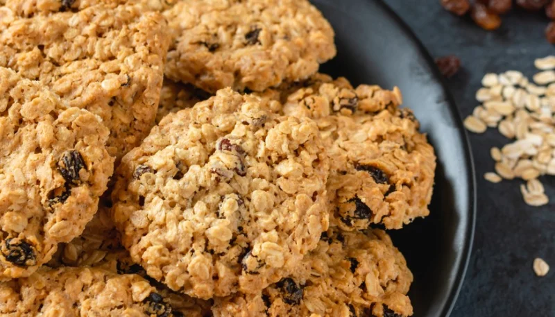 Galletas de avena con pasas