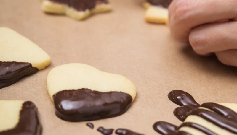Galletas de plátano y chocolate