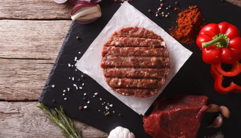 Hamburguesa de pimiento rojo