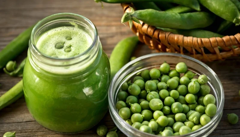 Sopa fría de guisantes