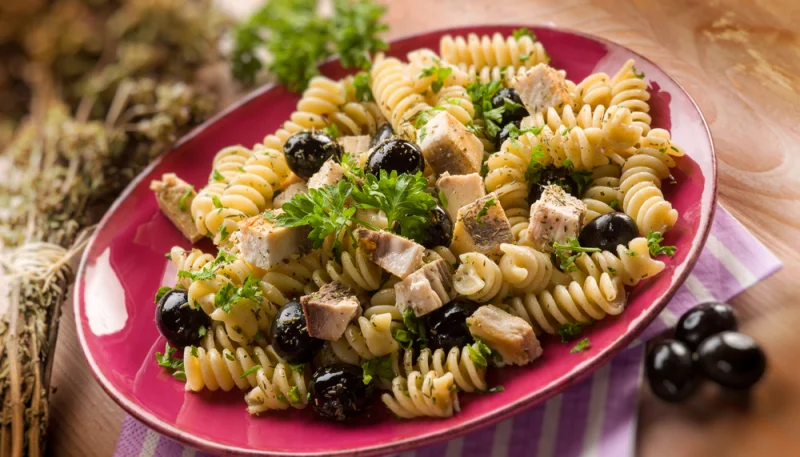 Pasta con pez espada