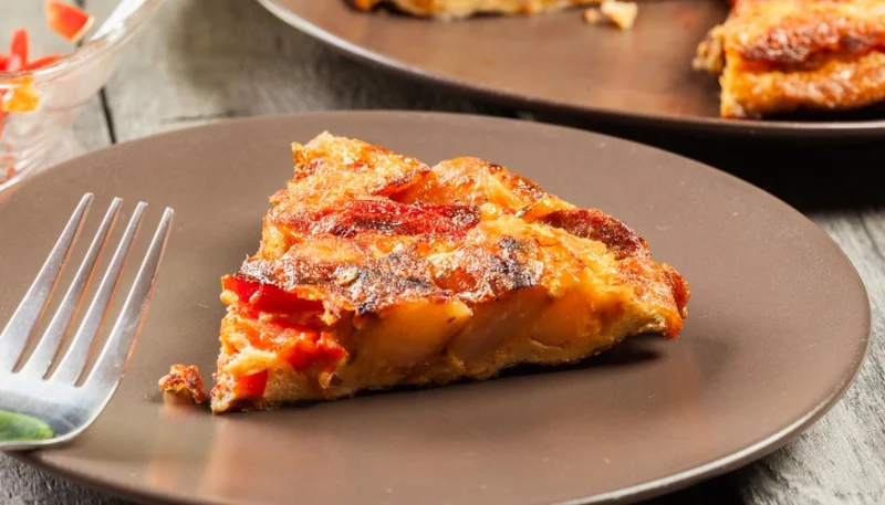 Tortilla de patatas y chorizo