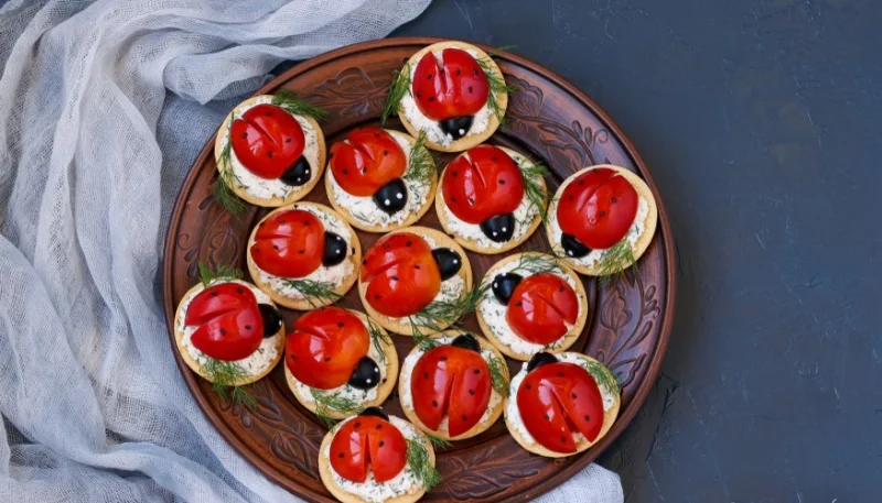 Tostadas de mariquitas